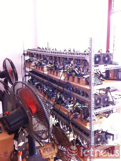 Cận cảnh dàn máy “đào” Bitcoin “khủng” tại Hà Nội ảnh 7