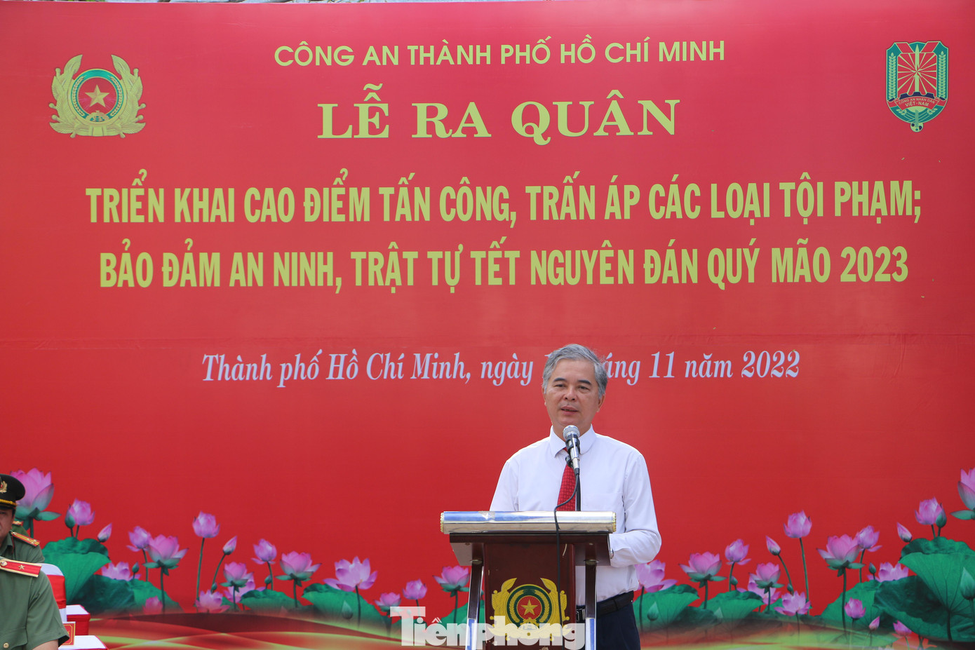 Phó Chủ tịch UBND TPHCM Ngô Minh Châu phát biểu chỉ đạo.