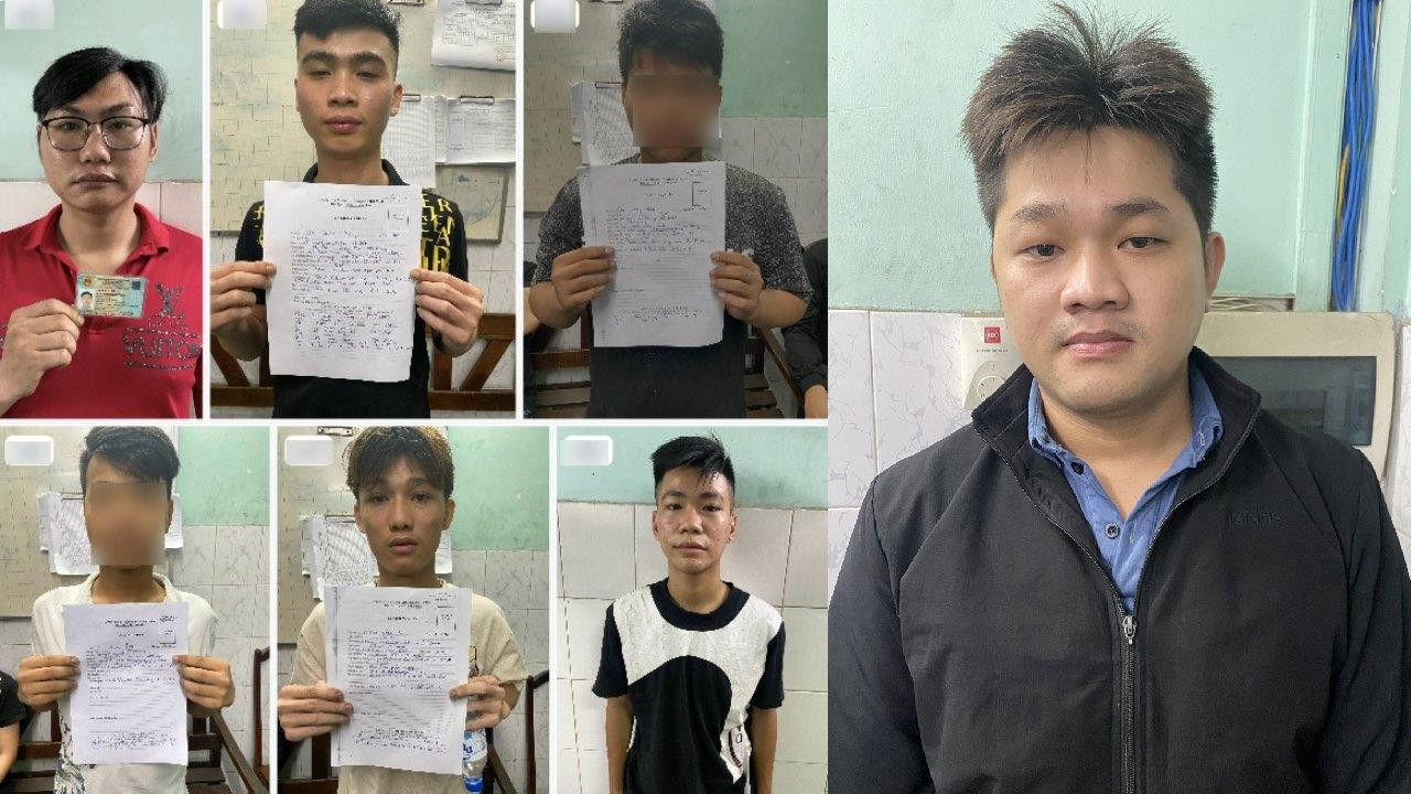 Nhóm đối tượng tại cơ quan Công an. Nhóm đối tượng tại cơ quan Công an.