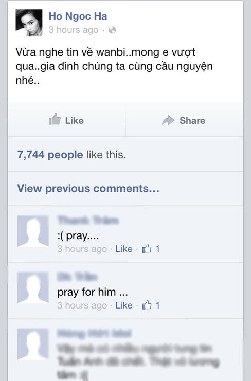 Ca sĩ Hồ Ngọc Hà