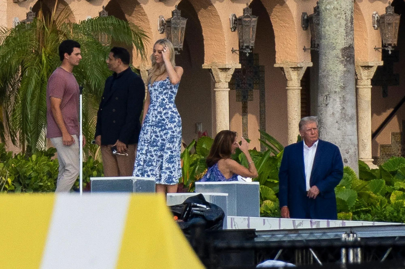 Hôn lễ được tổ chức tại khu nghỉ dưỡng Mar-a-Lago ở Palm Beach. Ảnh: New York Post.