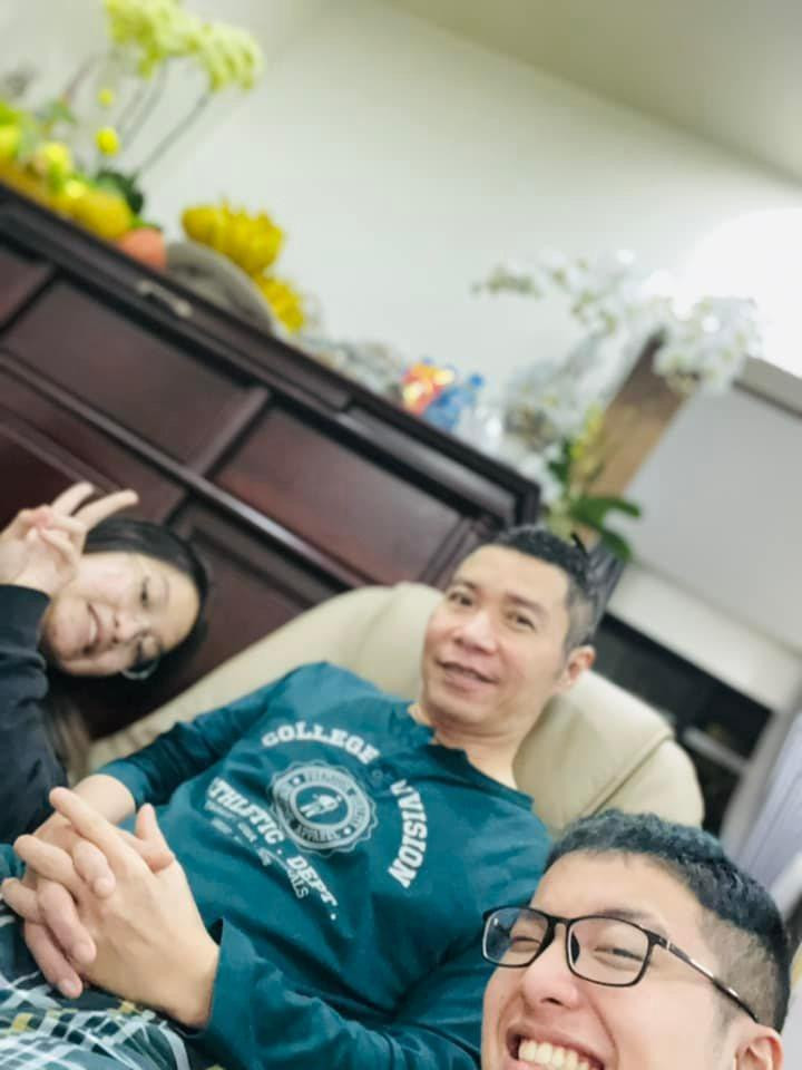 NSND Công Lý và hai con