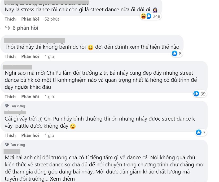 Hàng nghìn bình luận chỉ trích chương trình vì mời Chi Pu làm đội trưởng