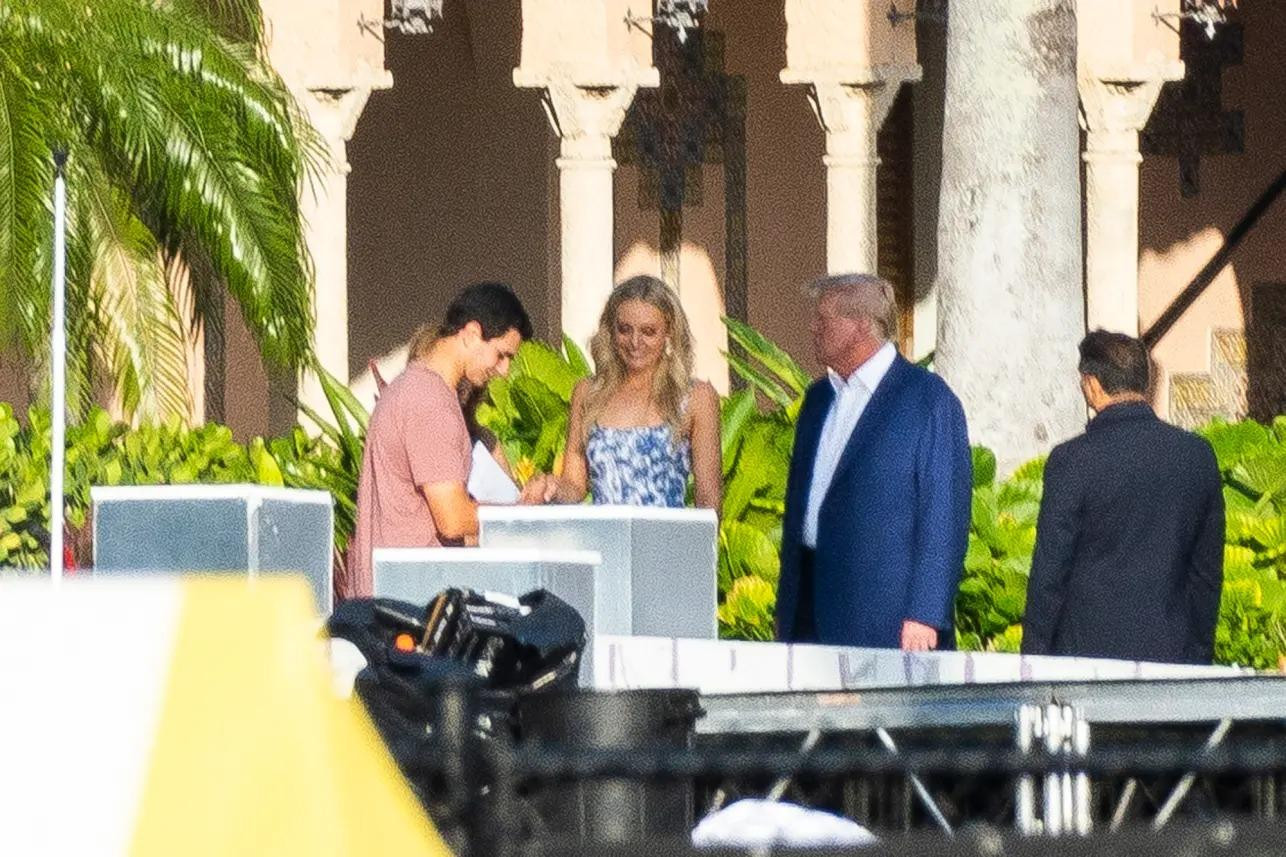 Hôn lễ được tổ chức tại khu nghỉ dưỡng Mar-a-Lago ở Palm Beach. Ảnh: New York Post.