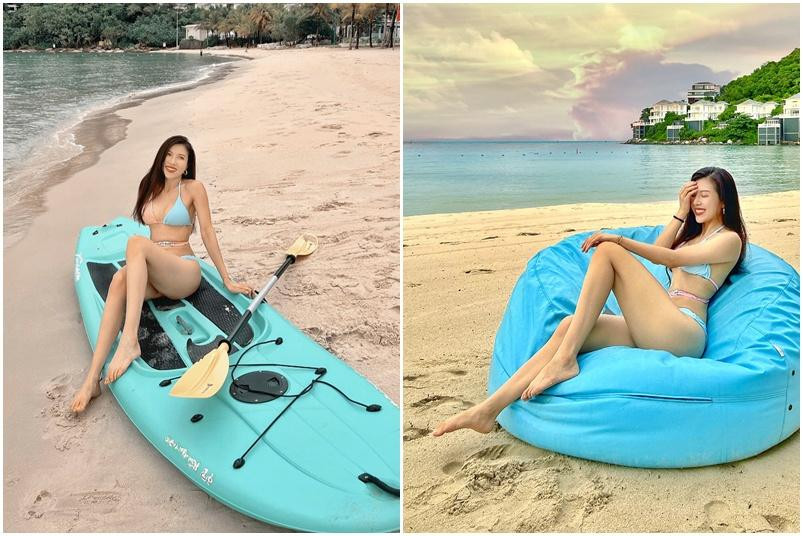 Bước sang độ tuổi 30, Trang Pháp duy trì hình ảnh gợi cảm, hiện đại.