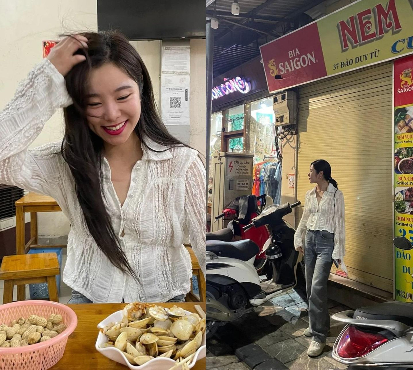 Ca sĩ Wheein check-in tại nhiều con phố ở Hà Nội Ca sĩ Wheein check-in tại nhiều con phố ở Hà Nội