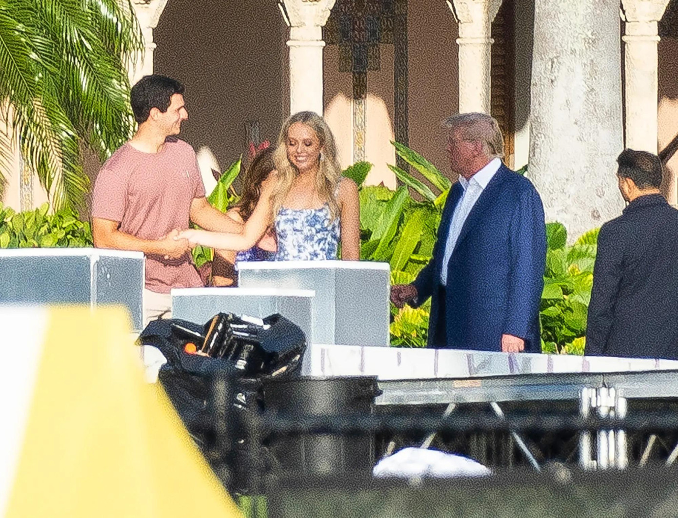 Hôn lễ được tổ chức tại khu nghỉ dưỡng Mar-a-Lago ở Palm Beach. Ảnh: New York Post.