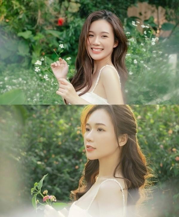 Trên trang cá nhân, Ngọc Anh gây thương nhớ với tạo hình ngây thơ, trong trẻo.