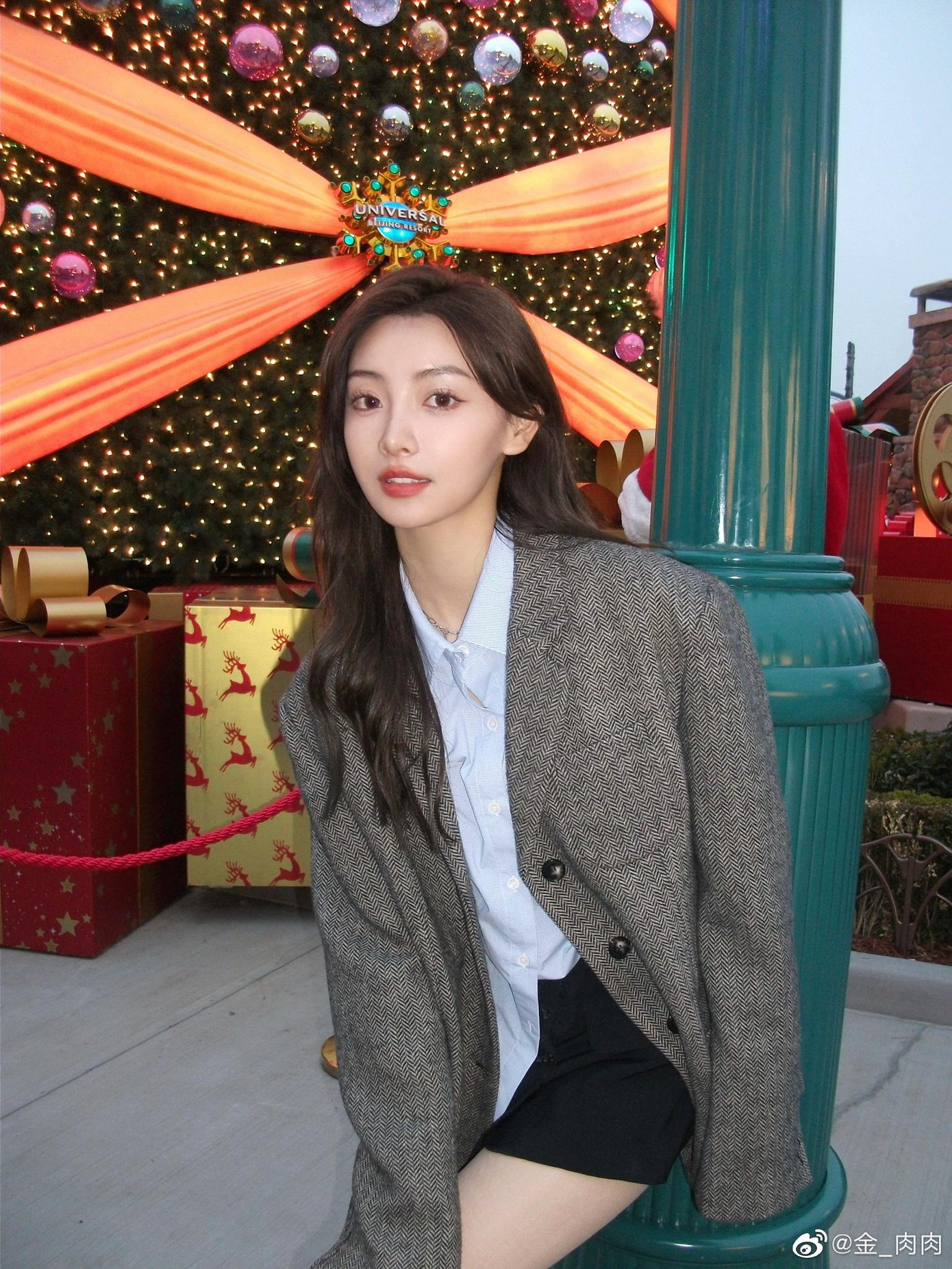 Hình ảnh đời thường của mỹ nhân World Cup. Ảnh: Weibo.