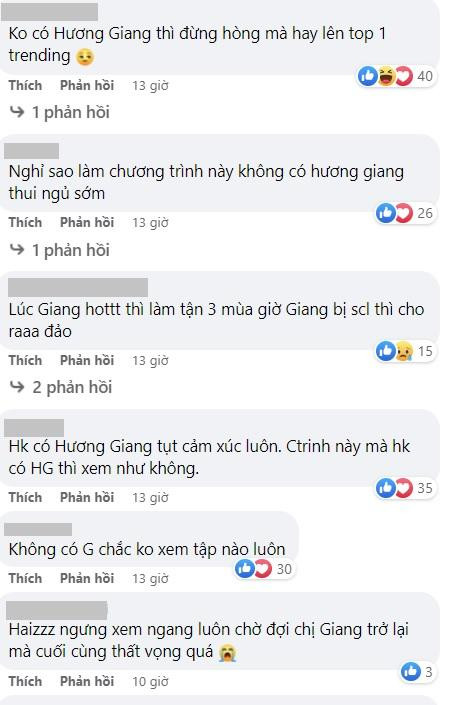 Cư dân mạng thất vọng vì Người Ấy Là Ai? thiếu vắng Hương Giang