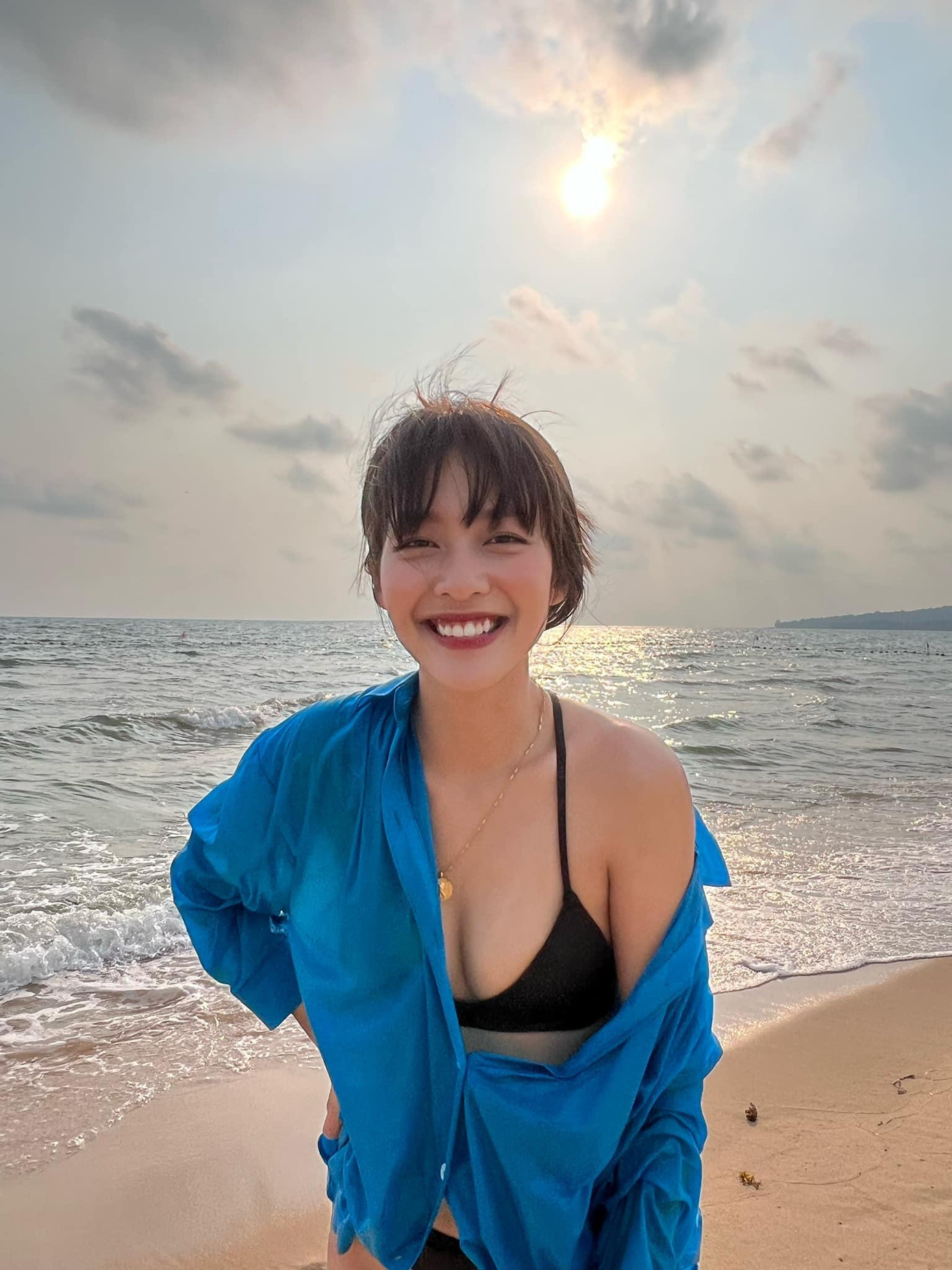 Khả Ngân ngày càng gợi cảm và quyến rũ khi tăng cân và chăm chỉ luyện tập thể dục, thể thao.