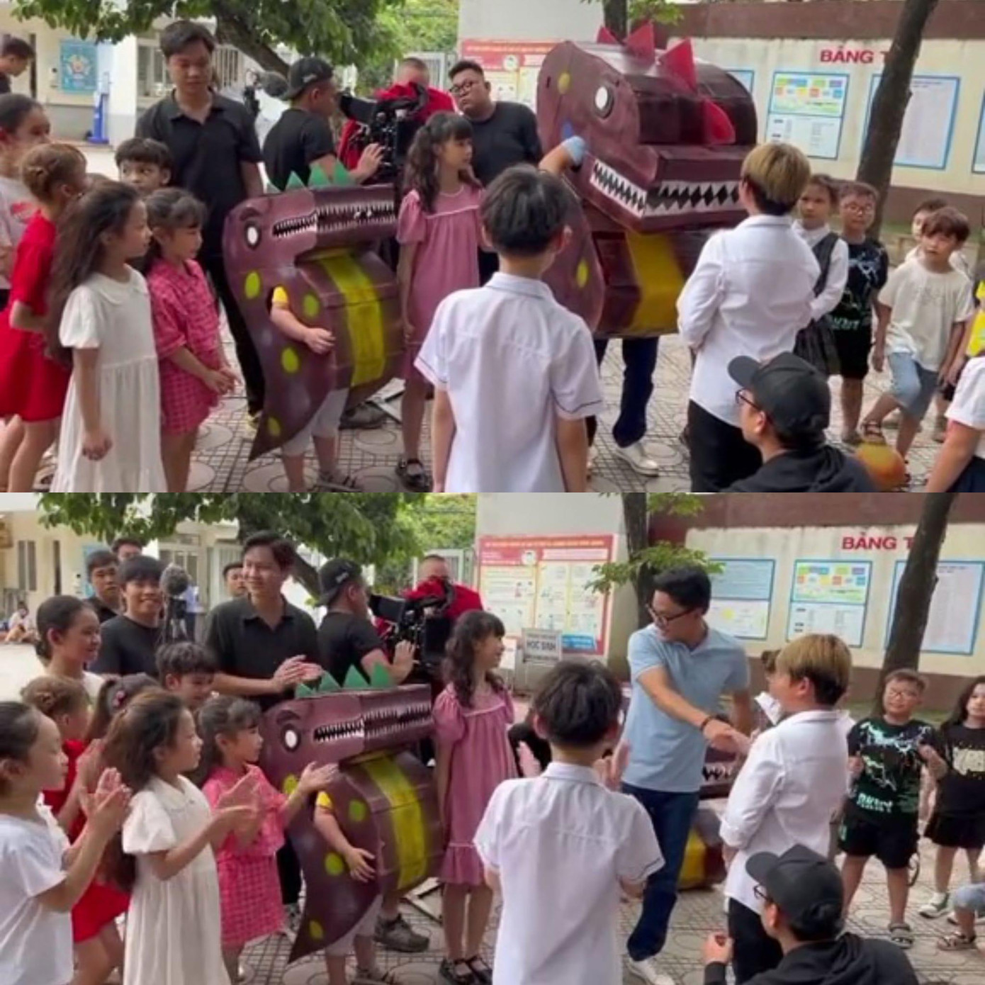 Cảnh Đức ra mặt để bảo vệ con gái bị bạn bè bắt nạt Cảnh Đức ra mặt để bảo vệ con gái bị bạn bè bắt nạt