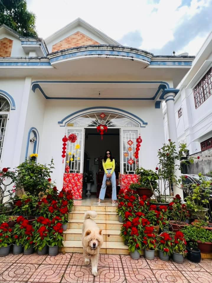 Nam Thư khoe cảnh ngày Tết ở quê.