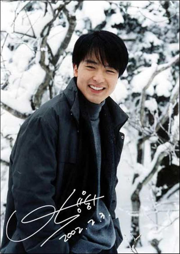 Tạo hình của Park Yong Ha trong Bản tình ca mùa đông.