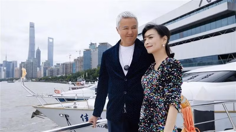 Vợ chồng quyền lực và tai tiếng Trương Đình - Lâm Thoại Dương. Ảnh: Weibo.