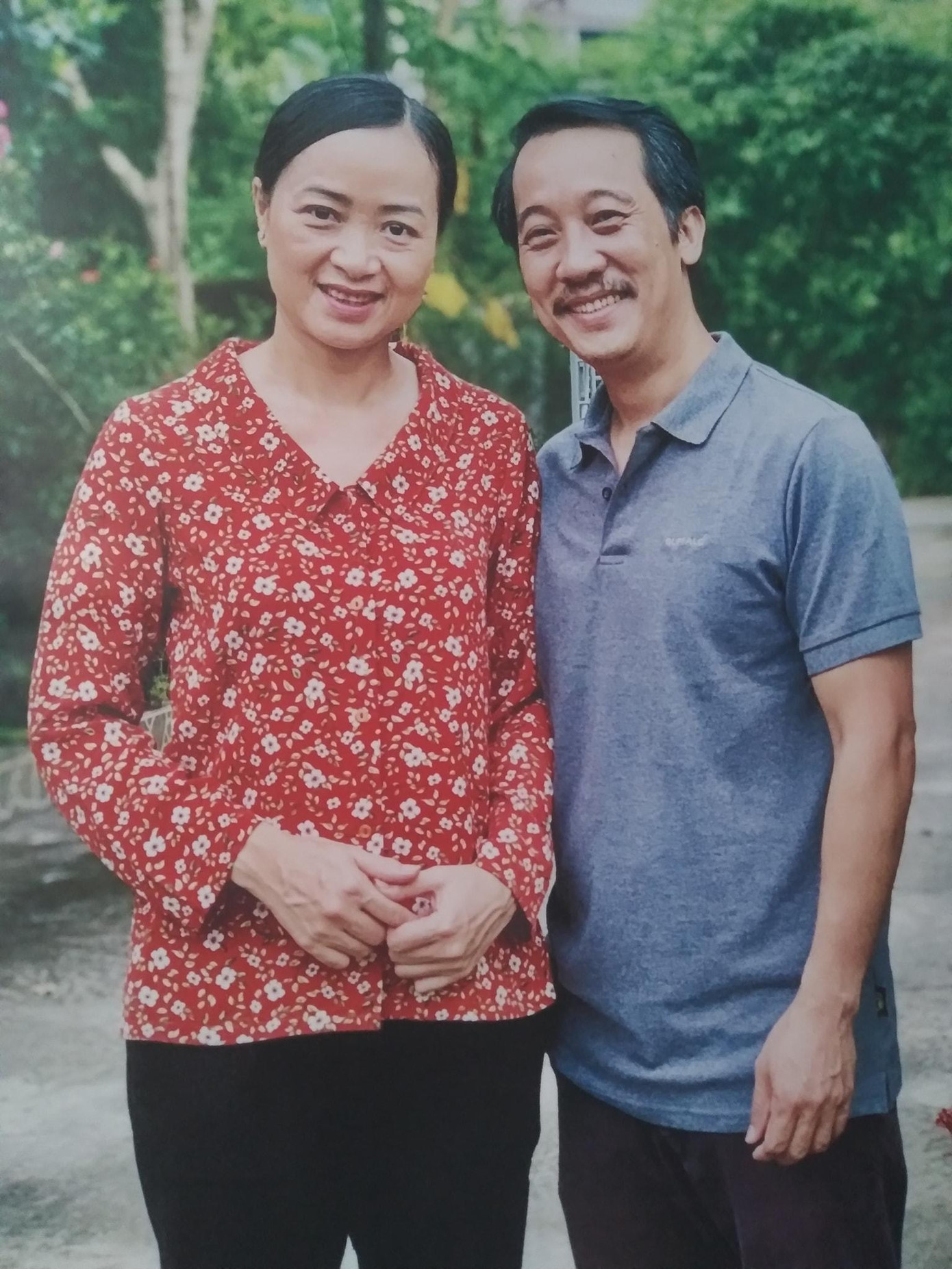 Thanh Bình và diễn viên Linh Huệ phim Ga-ra hạnh phúc. Sự xuất hiện của cả hai đang được nhiều khán giả đón đợi. Ảnh: NVCC.