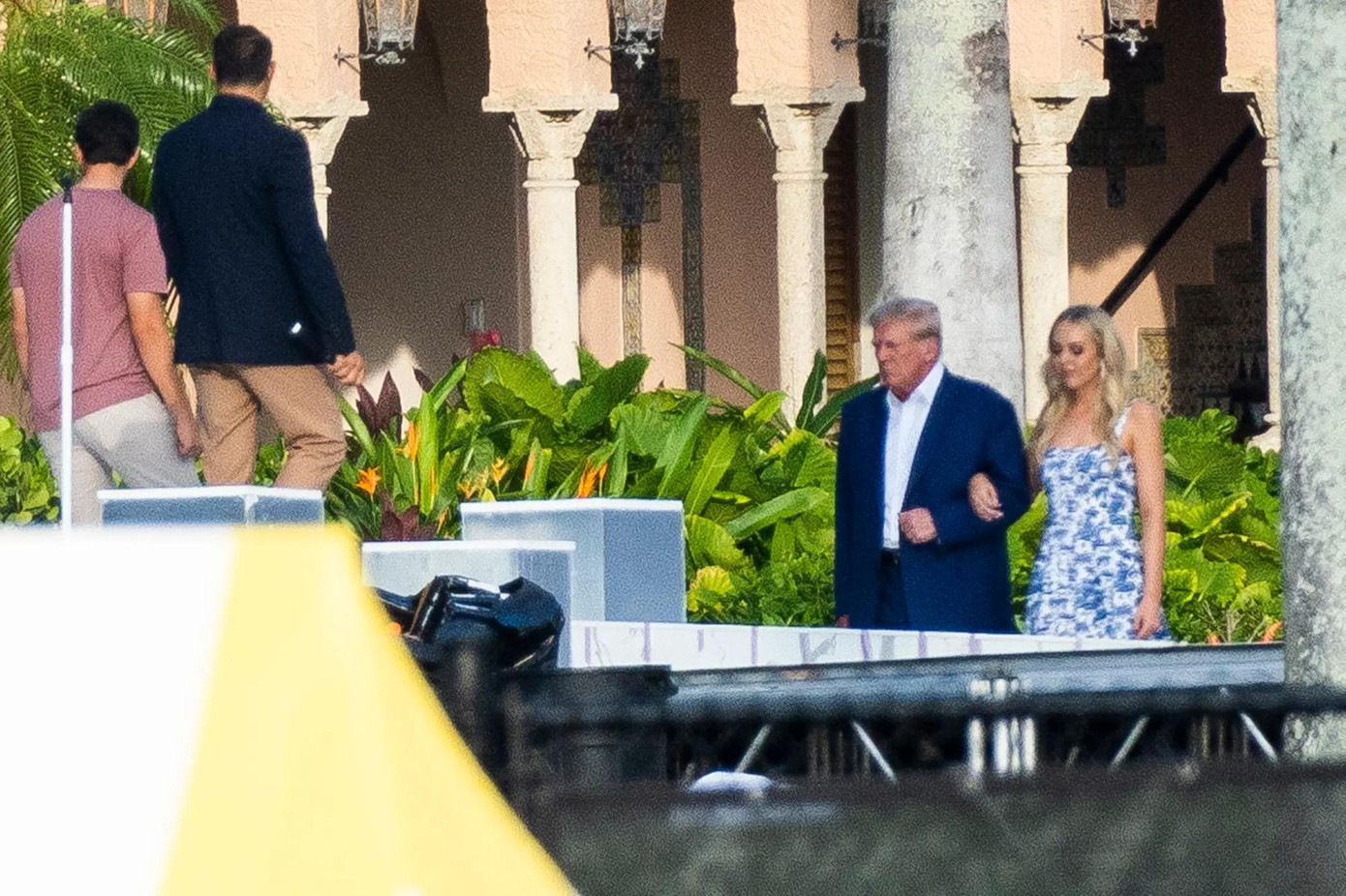Hôn lễ được tổ chức tại khu nghỉ dưỡng Mar-a-Lago ở Palm Beach. Ảnh: New York Post.