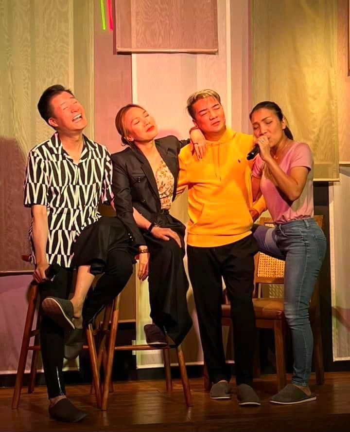 Vừa trở về Việt Nam, Hồng Ngọc có dịp hội ngộ cùng dàn sao trưởng thành từ chương trình Làn sóng xanh.