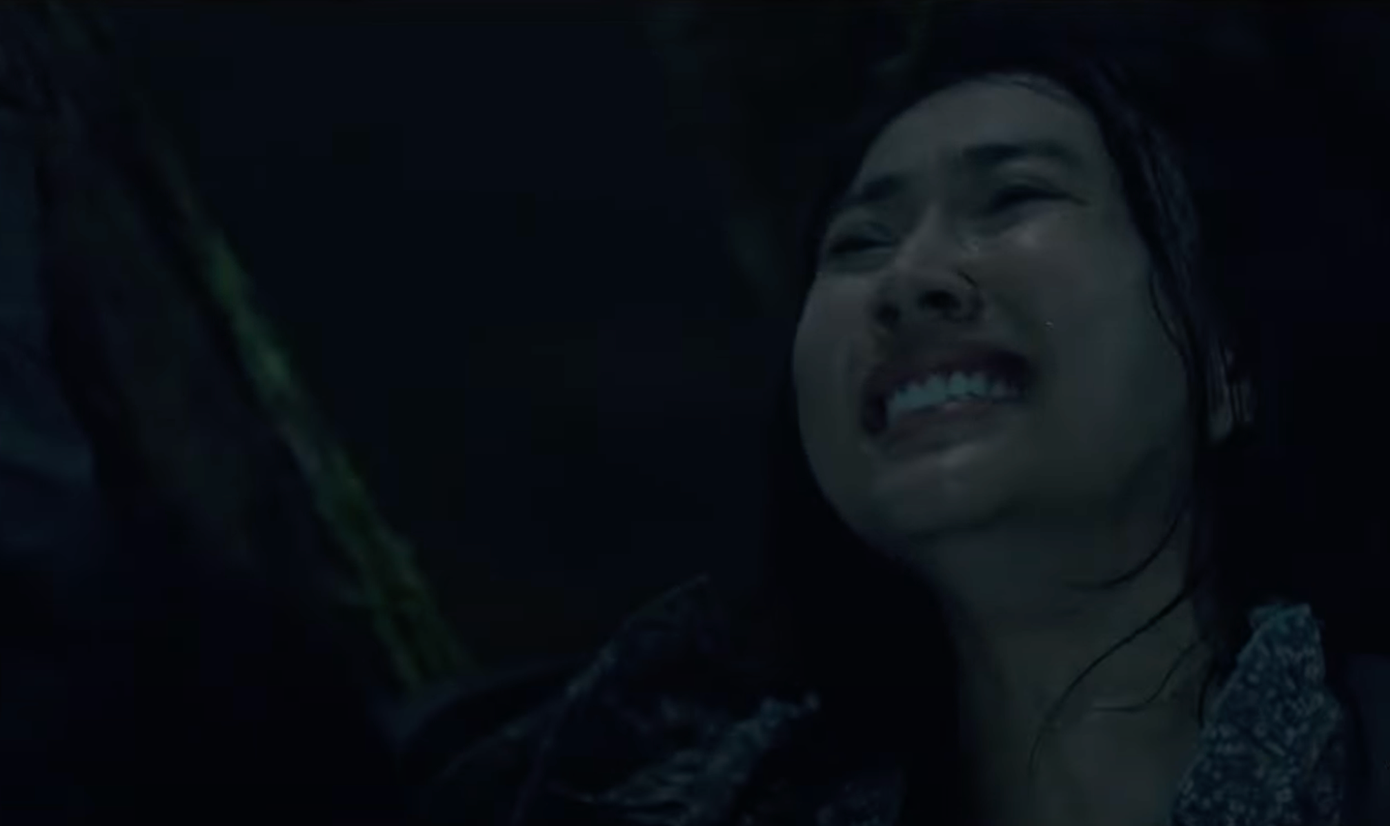 Mô đỡ đẻ cho Loan ngay tại bờ suối. Ảnh: CMH. Mô đỡ đẻ cho Loan ngay tại bờ suối. Ảnh: CMH.