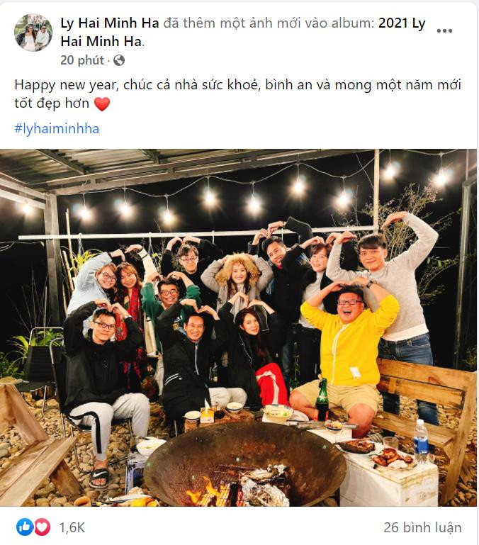 Vợ chồng Lý Hải - Minh Hà hân hoan đón năm mới 2022. Vợ chồng Lý Hải - Minh Hà hân hoan đón năm mới 2022.