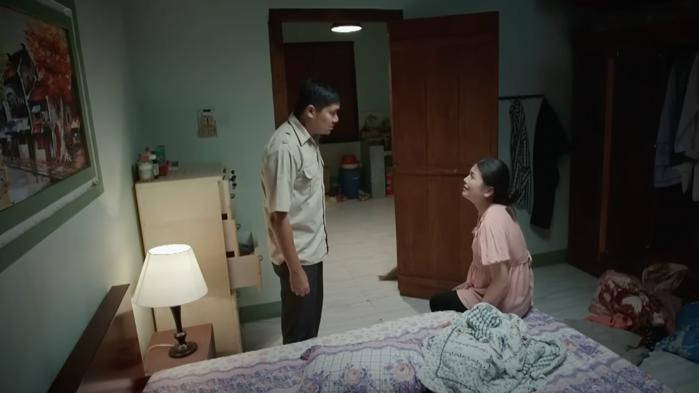 Thược ôm tiền của vợ chồng Hào cao chạy xa bay. Ảnh: CMH.