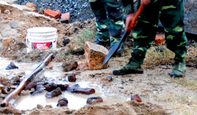 11 quả đạn được phát hiện và sử lý an toàn sau vụ nổ