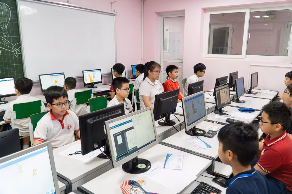 Khu vực miền Bắc, có 5 học sinh lớp 3, là những thí sinh nhỏ tuổi nhất tham gia tranh tài