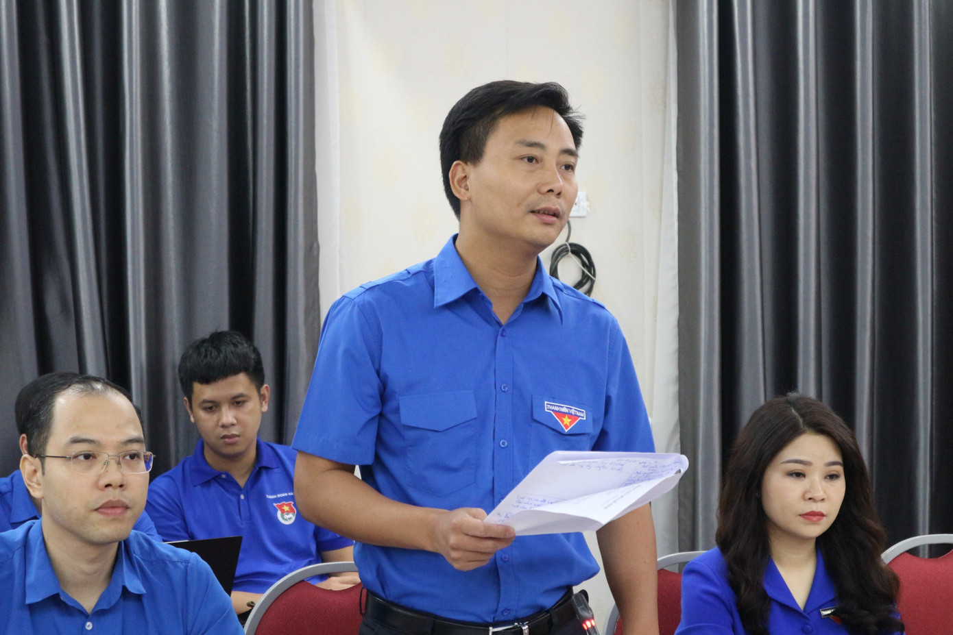 Anh Nguyễn Đức Tiến, Phó Bí thư thường trực Thành Đoàn, Chủ tịch Hội LHTN TP Hà Nội cho biết, 6 tháng đầu năm 2023, công tác phát triển đảng viên là học sinh được quan tâm và đạt được kết quả ấn tượng. Anh Nguyễn Đức Tiến, Phó Bí thư thường trực Thành Đoàn, Chủ tịch Hội LHTN TP Hà Nội cho biết, 6 tháng đầu năm 2023, công tác phát triển đảng viên là học sinh được quan tâm và đạt được kết quả ấn tượng.