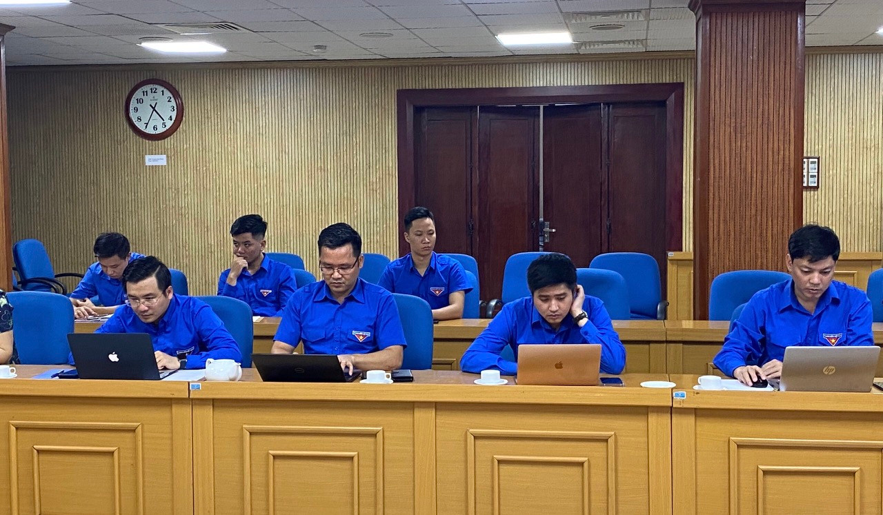 Các đại biểu tại điểm cầu T.Ư Đoàn