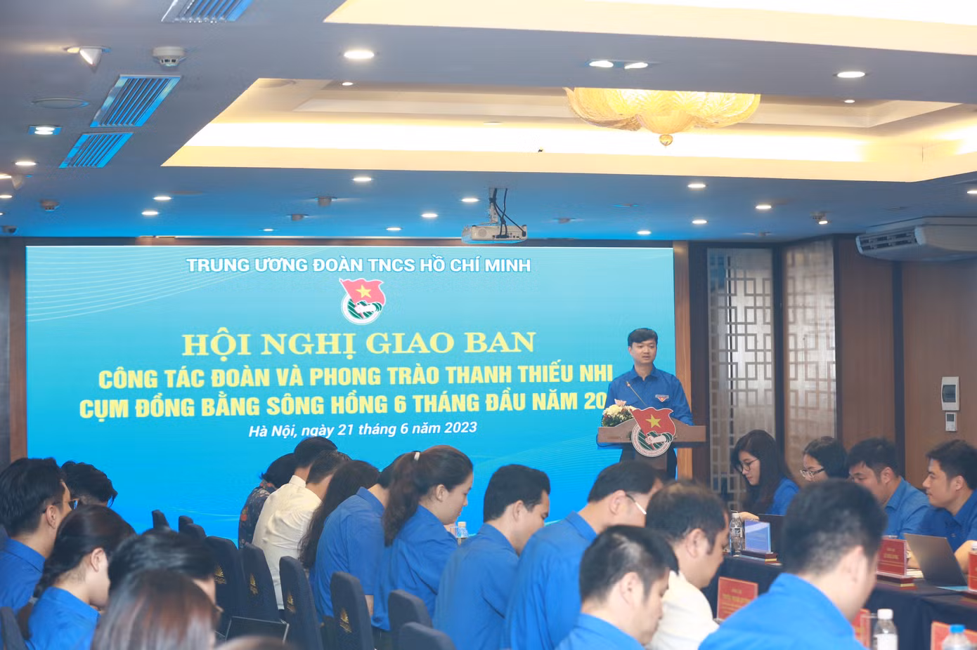 Hội nghị giao ban công tác Đoàn và phong trào thanh thiếu nhi 6 tháng đầu năm 2023.