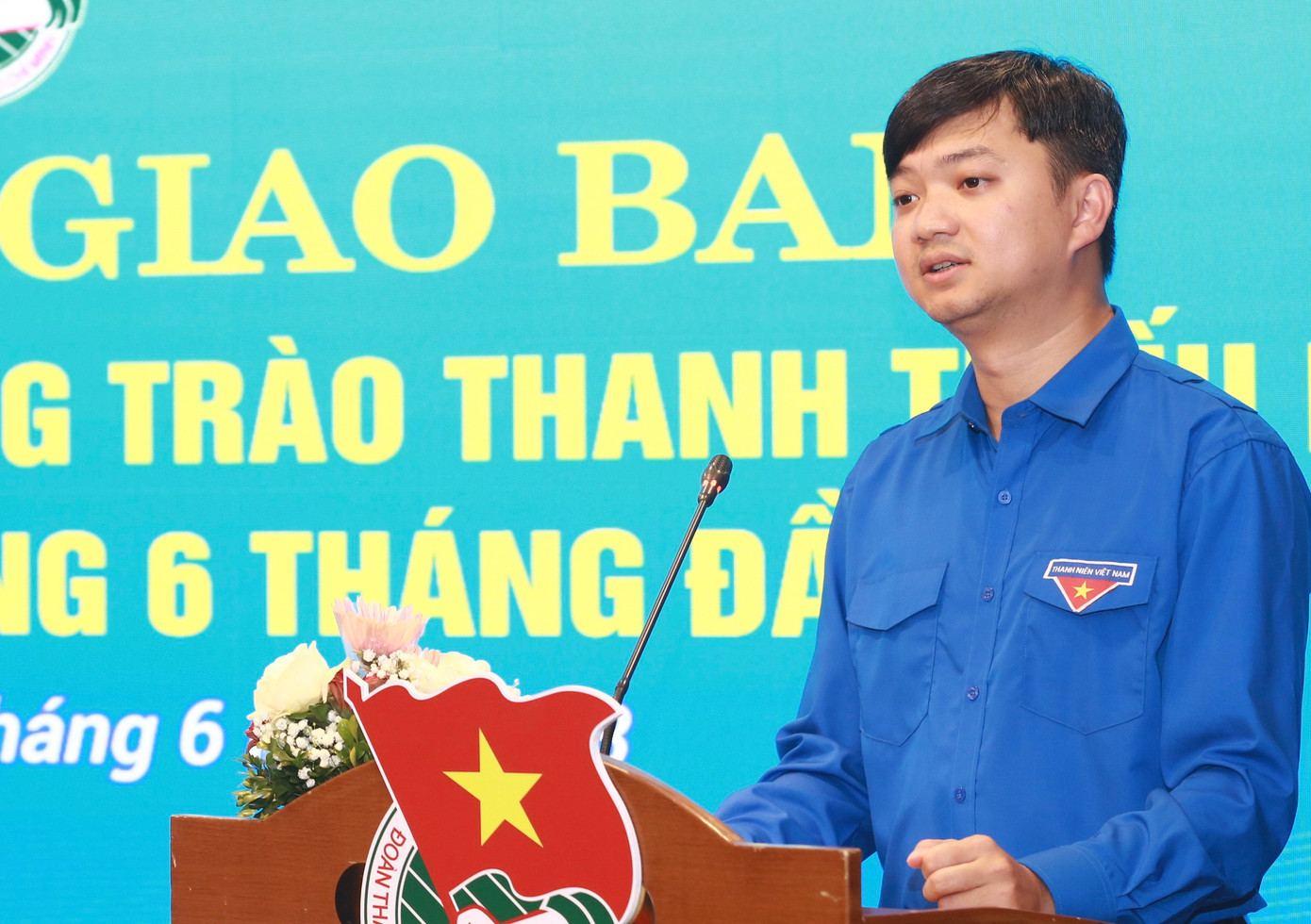 Anh Nguyễn Minh Triết, Bí thư T.Ư Đoàn, Chủ tịch T.Ư Hội SVVN phát biểu tại hội nghị. Anh Nguyễn Minh Triết, Bí thư T.Ư Đoàn, Chủ tịch T.Ư Hội SVVN phát biểu tại hội nghị.