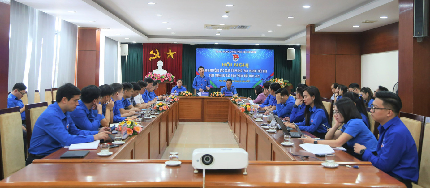 Hội nghị giao ban công tác Đoàn và phong trào thanh thiếu nhi 6 tháng đầu năm 2023 Cụm Trung du Bắc Bộ