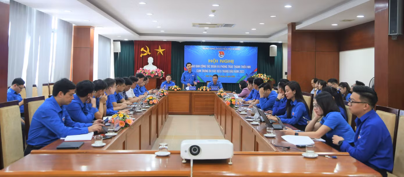 Hội nghị giao ban công tác Đoàn và phong trào thanh thiếu nhi 6 tháng đầu năm 2023 Cụm Trung du Bắc Bộ