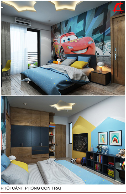 Nội thất biệt thự song lập 3 tầng sang trọng gần 300m2 ảnh 14