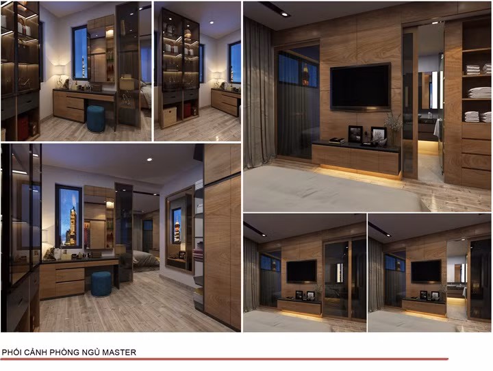 Nội thất biệt thự song lập 3 tầng sang trọng gần 300m2 ảnh 8