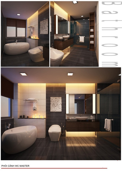 Nội thất biệt thự song lập 3 tầng sang trọng gần 300m2 ảnh 9