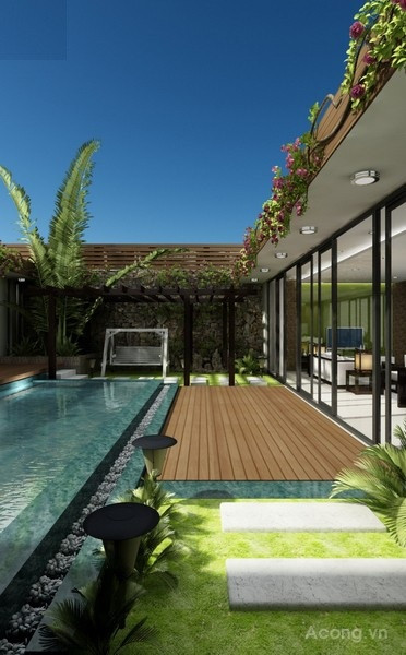 Biệt thự nghỉ dưỡng ngoại ô Hà Nội đẹp như mơ ảnh 14