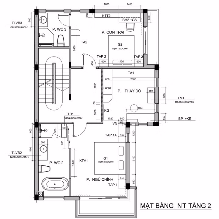 Nội thất biệt thự song lập 3 tầng sang trọng gần 300m2 ảnh 5