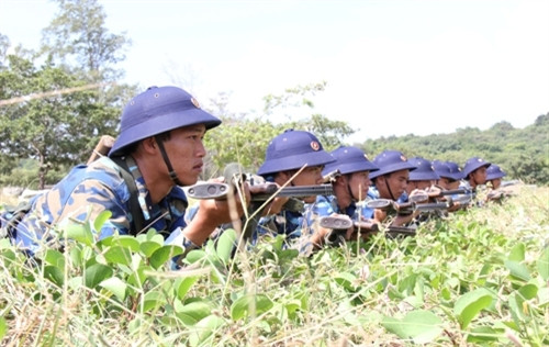 Đội hình luyện tập 7 tư thế vận động trên chiến trường