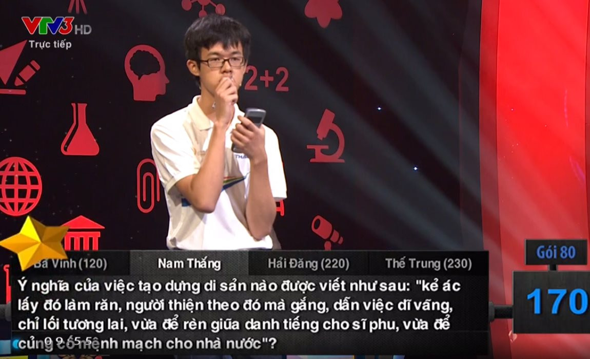 Trần Thế Trung khóc nghẹn trên đỉnh Olympia năm 2019 ảnh 9