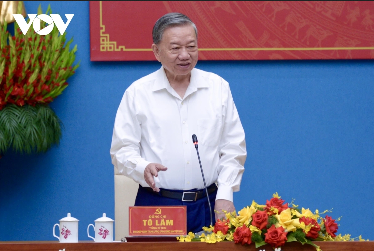 Tổng Bí thư Tô Lâm chủ trì buổi làm việc với Ban thường vụ tỉnh uỷ các tỉnh Phú Thọ, Vĩnh Phúc và Hoà Bình