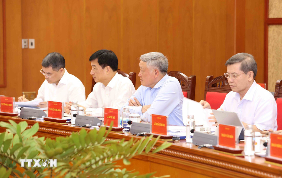 Đại biểu tham dự Phiên họp thứ 28 của Ban Chỉ đạo Trung ương về phòng chống tham nhũng, lãng phí, tiêu cực.