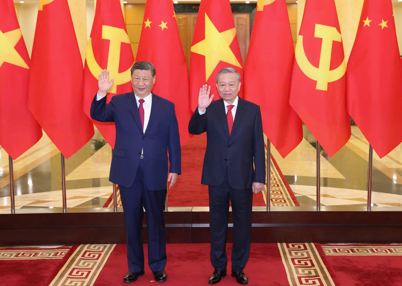 Tổng Bí thư Tô Lâm chủ trì lễ đón cấp Nhà nước Tổng Bí thư, Chủ tịch nước Trung Quốc Tập Cận Bình ảnh 37 Tổng Bí thư Tô Lâm chủ trì lễ đón cấp Nhà nước Tổng Bí thư, Chủ tịch nước Trung Quốc Tập Cận Bình ảnh 37