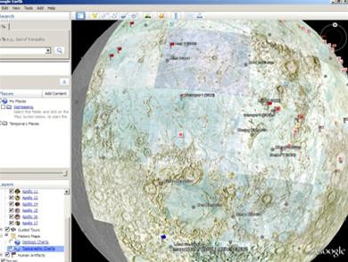 Những dữ liệu về bề mặt của Mặt trăng này được sử dụng để đào tạo các phi hành gia. Chúng ta có thể chiêm ngưỡng những hình ảnh này nhờ việc hợp tác giữa NASA và Google Earth.