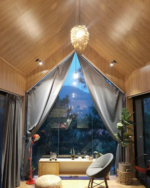 Ấn tượng với ngôi nhà 36m2 cheo leo trên đồi thông ở Sóc Sơn ảnh 7