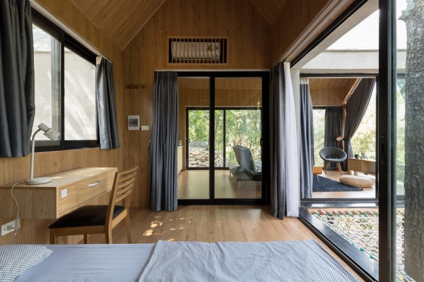 Ấn tượng với ngôi nhà 36m2 cheo leo trên đồi thông ở Sóc Sơn ảnh 5