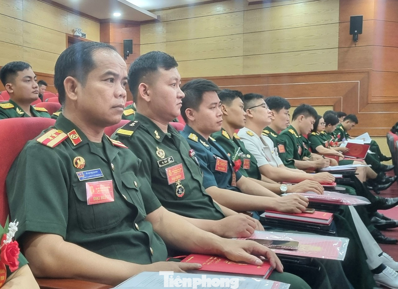 Đại biểu là học viên Lào, Camphuchia dự Đại hội thi TĐQT Học viện Hậu cần.