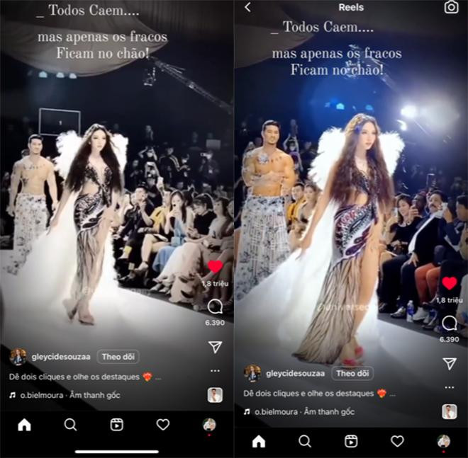 Video clip Thùy Tiên ngã khi catwalk bỗng hot trở lại và nhận được gần 2 triệu view.