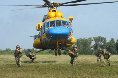 Huấn luyện đổ bộ đường không