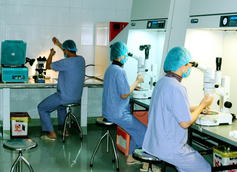 Phòng thí nghiệm Khoa hỗ trợ sinh sản, bện viện phụ sản Hải Phòng